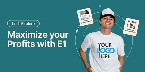 Maximizing Profits in AI-Driven Decorate-on-Demand with E1 Efficiency